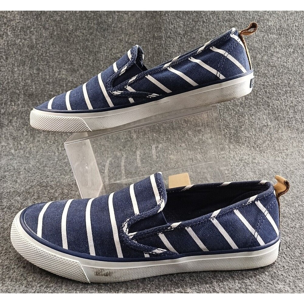 Sperry Vineyard Vines Womens Stripe Seaside Slides Deck Shoe Pre-Owned Size 9